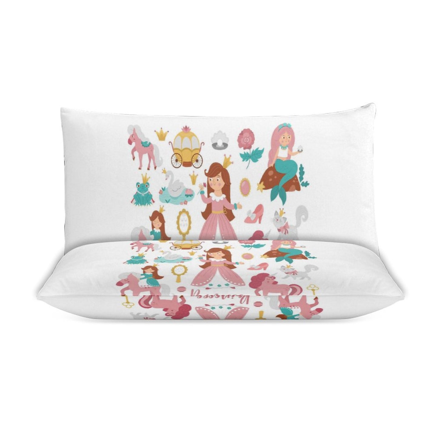 3-Piece Bedding Set-86"×70"/ 218×177cm (Dual-sidede Printing)