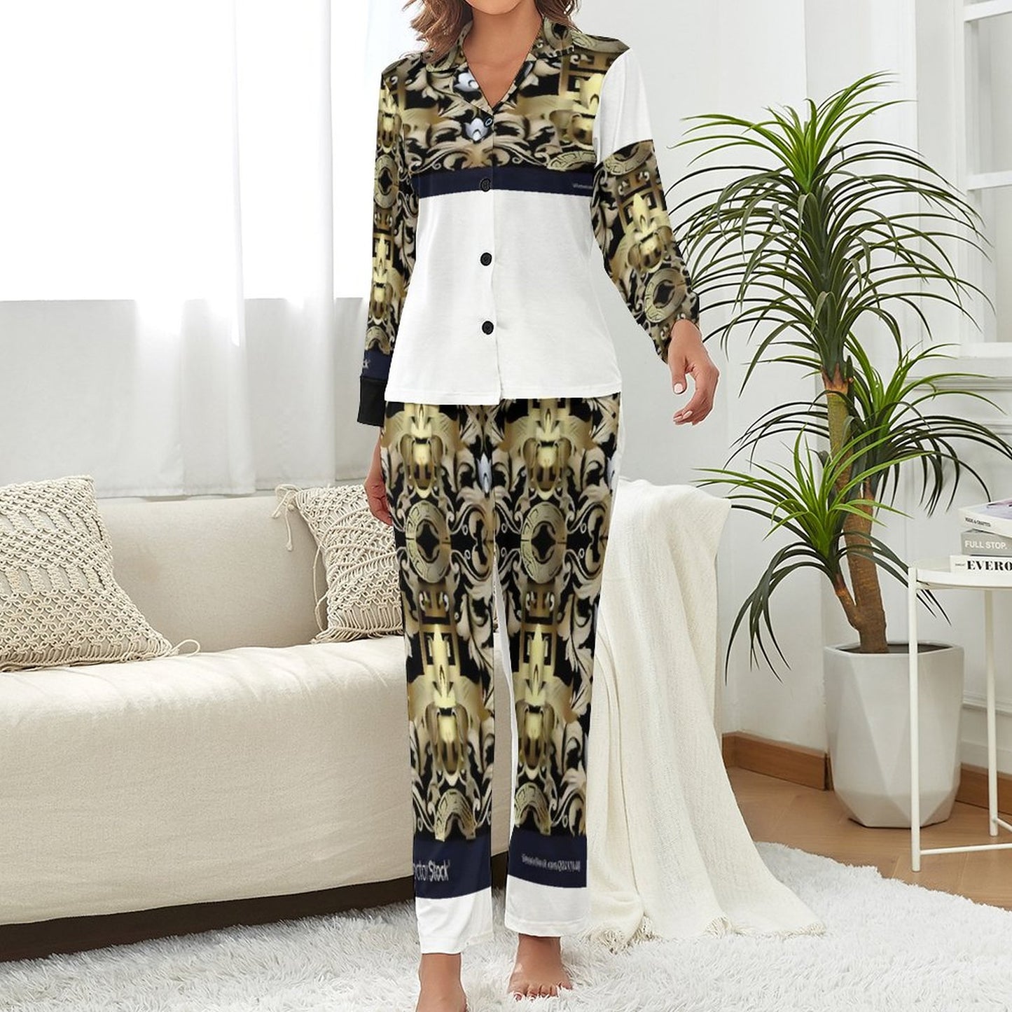 110gsm Satin Pajama Set DTZREV1 (All-Over Printing)