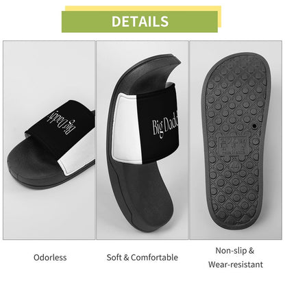 Unisex PVC Slippers-BIG DADDY (WHITE SOLES/BLACK SOLES)