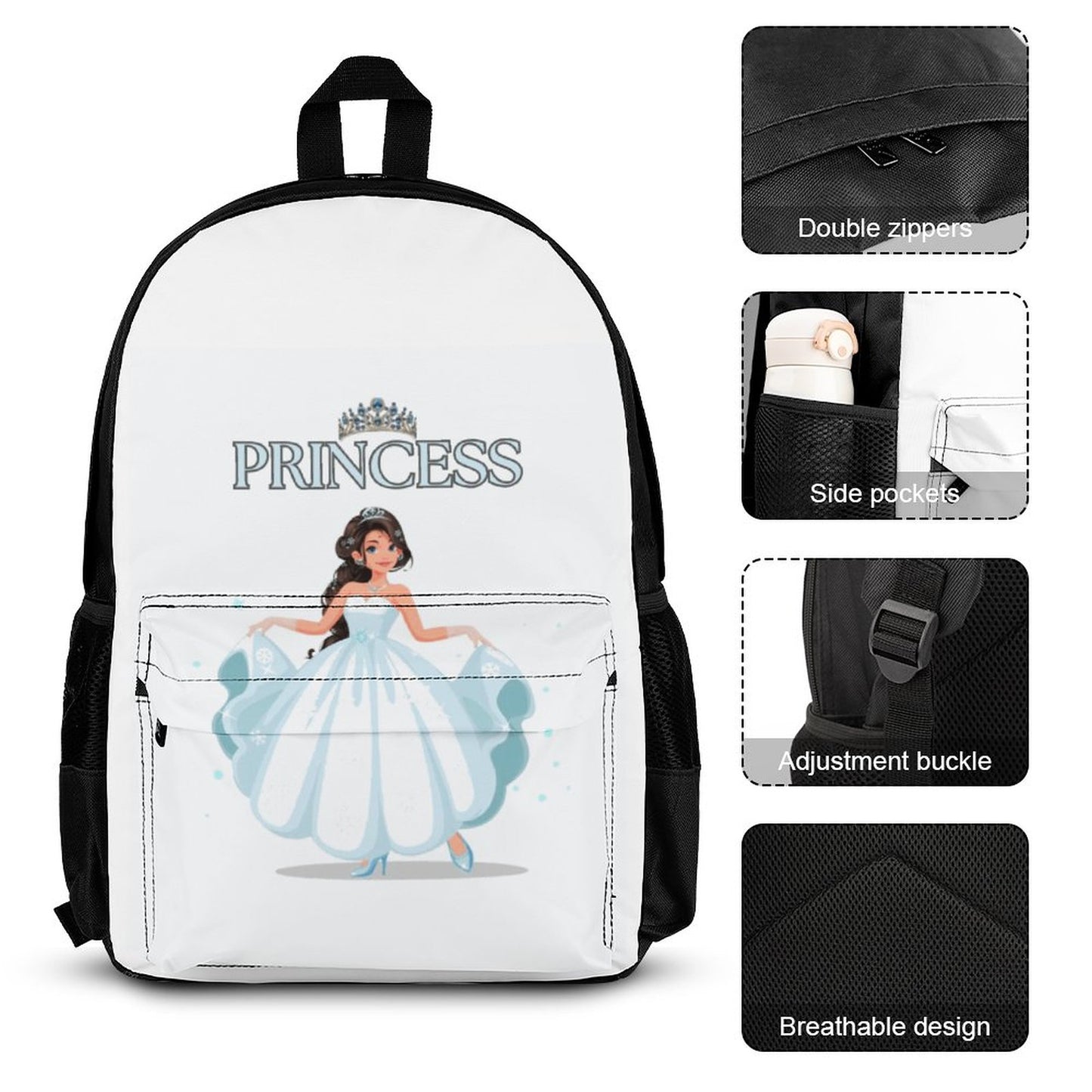 Set of 3 Bags (Shoulder Bag Lunch Bag & Pencil Pouch)