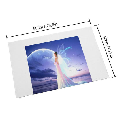 Crystal Velvet Bedroom Floor Mat