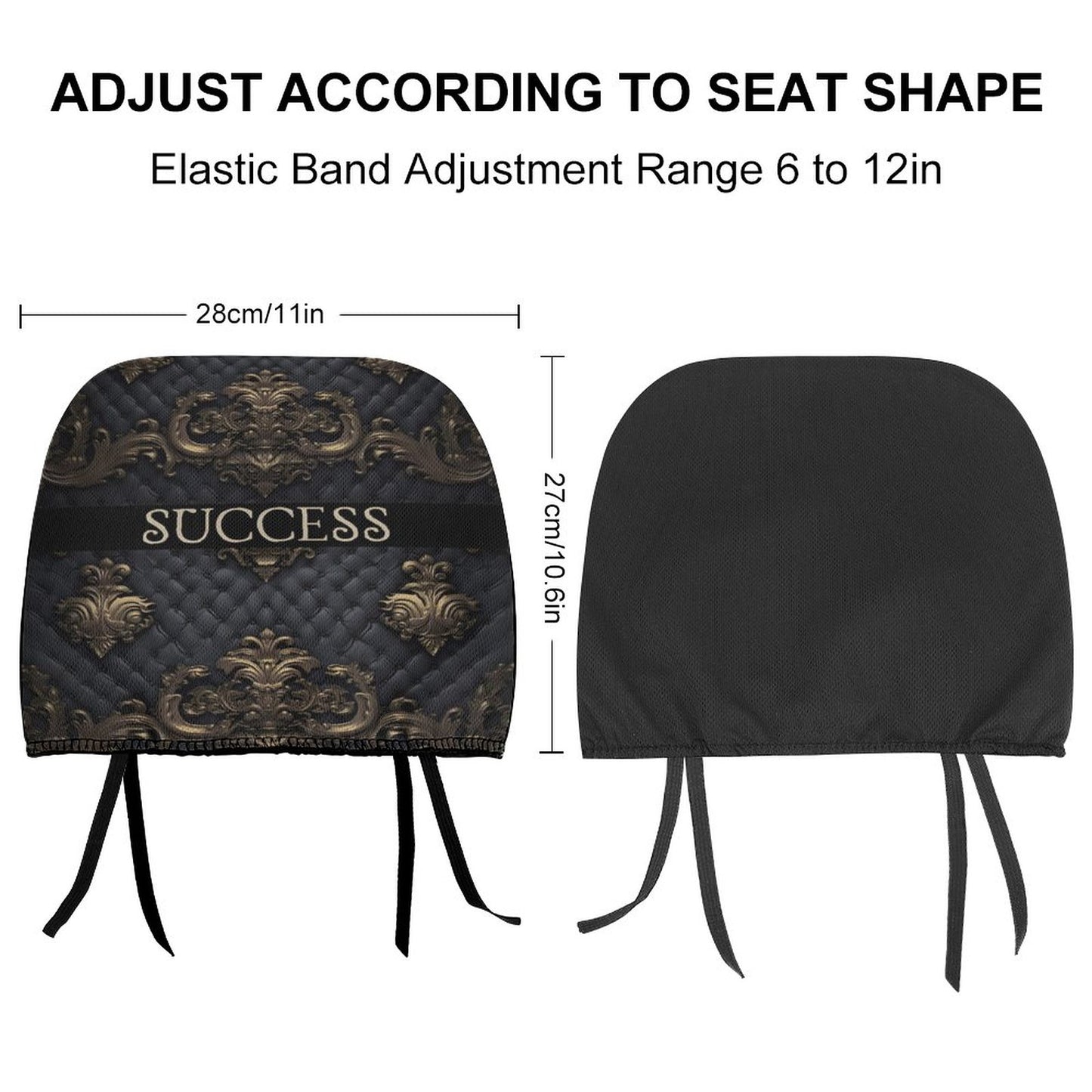 Custom Car Headrest Covers