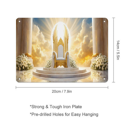 Horizontal Personalized Metal Wall Art Tin Sign-5.5"x7.9"/14x20cm