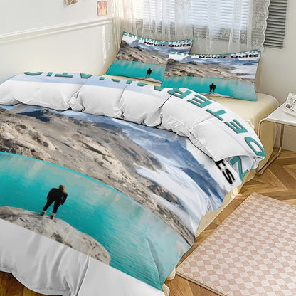 3-Piece Bedding Set-90"x90"/ 229x229cm (Dual-sided Printing)