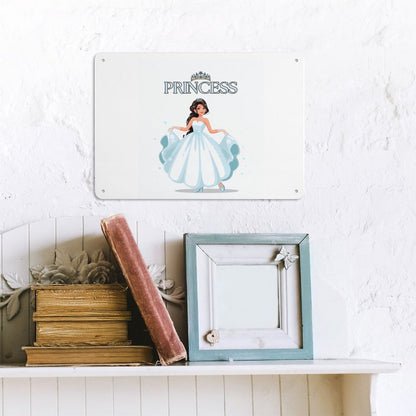 Horizontal Personalized Metal Wall Art Tin Sign-5.5"x7.9"/14x20cm
