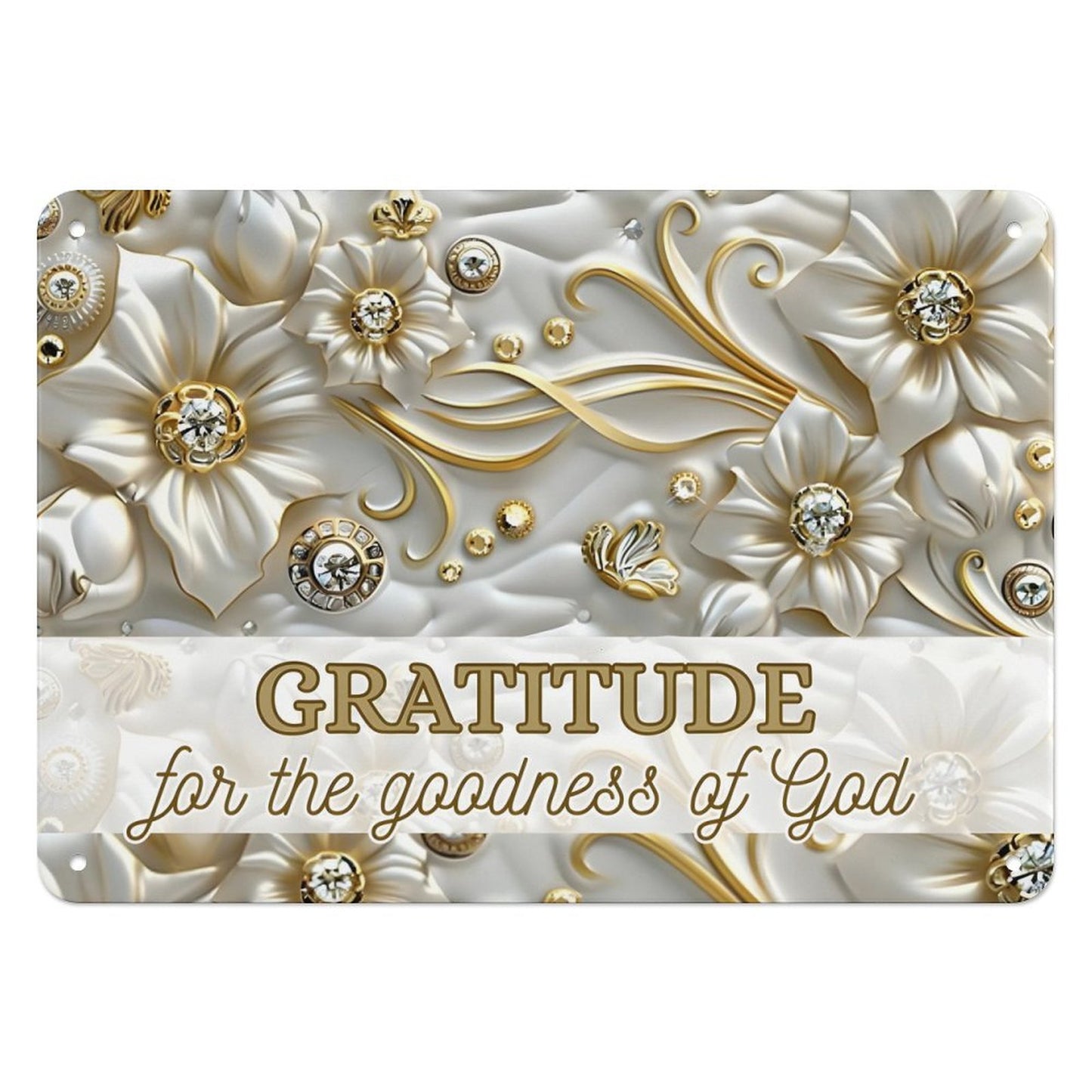 Horizontal Personalized Metal Wall Art Tin Sign-5.5"x7.9"/14x20cm