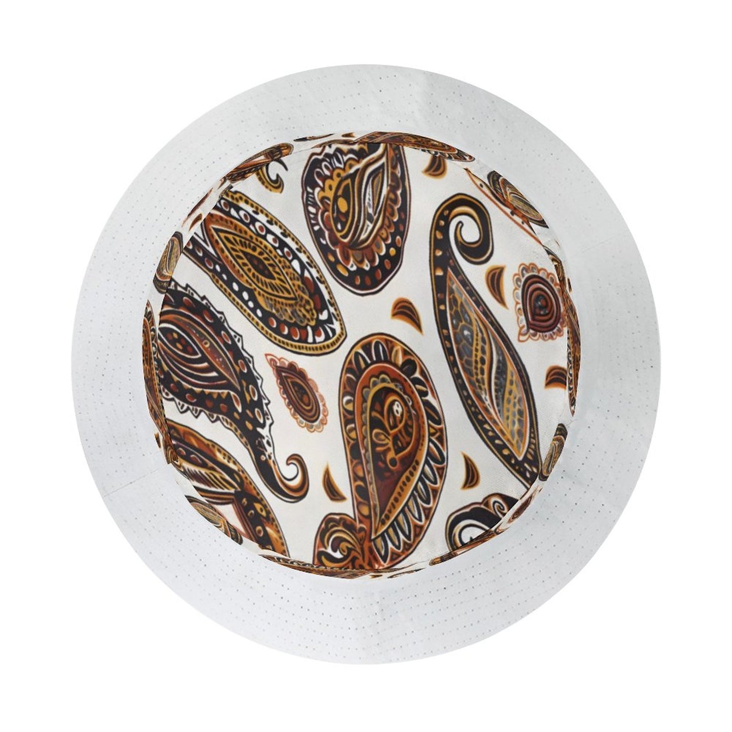 ORANGE PAISLEY Unisex Bucket Hat