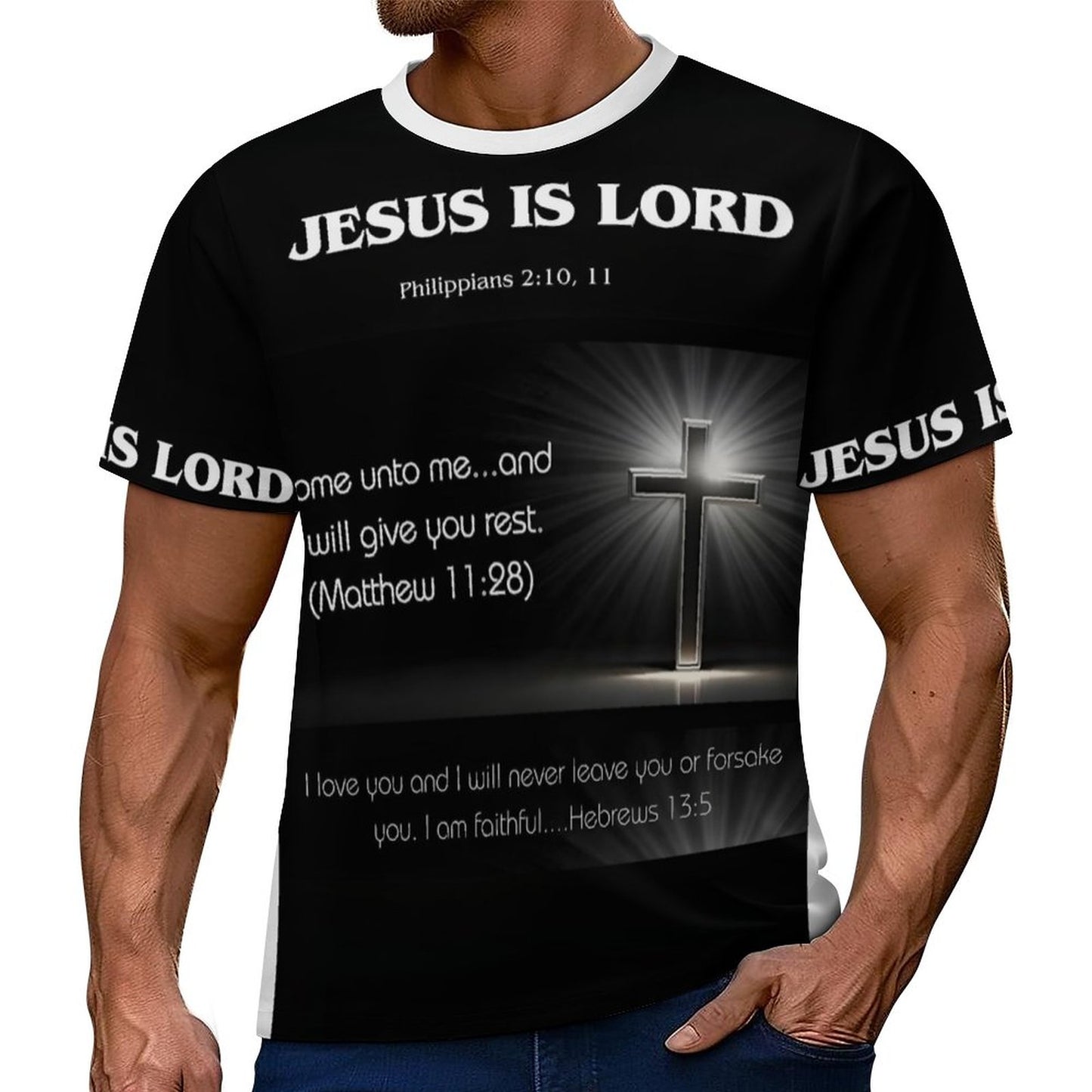 180gsm Men's Casual T-Shirt(All-Over Printing)