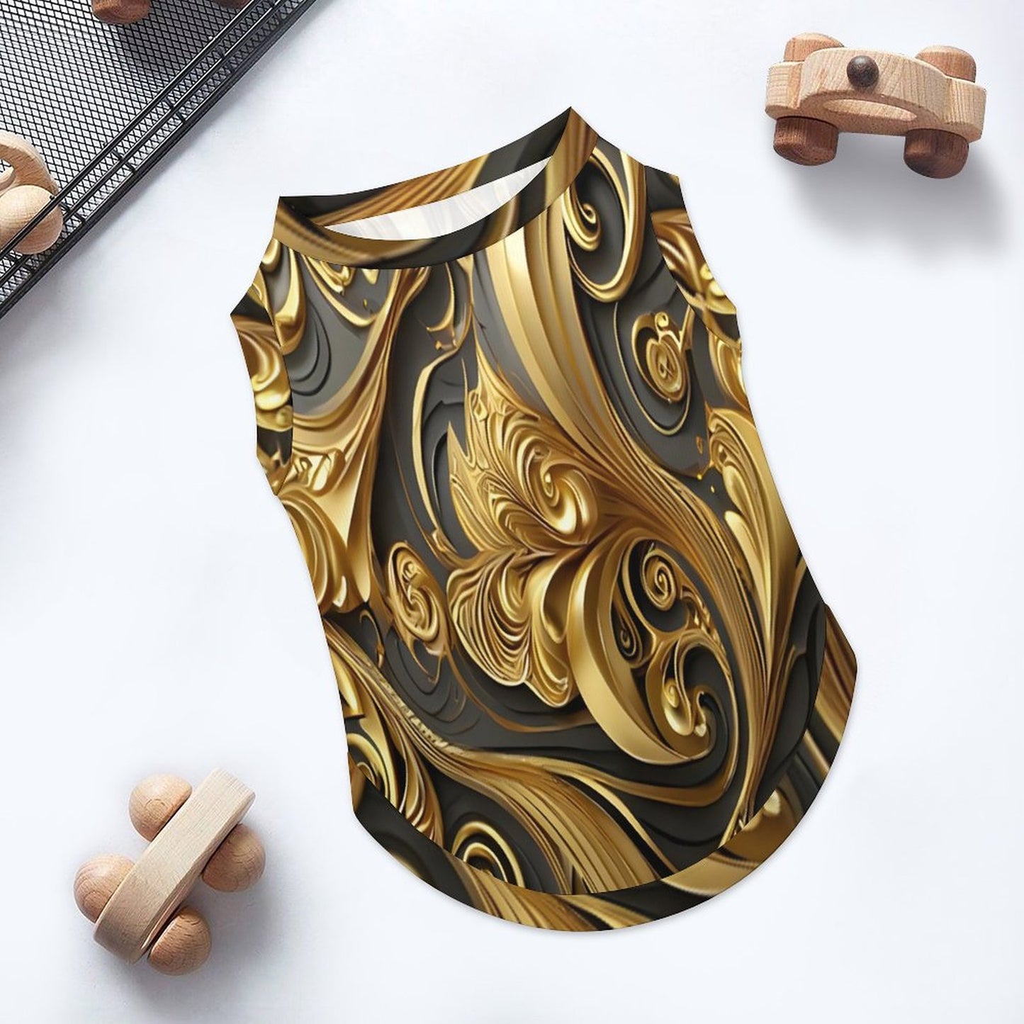 Plus Size Ice Silk Pet Tank Top(All-Over Printing)
