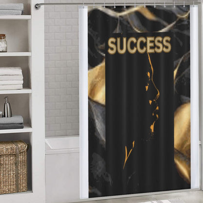 Flower Shower Curtain-66x72Inch (168x183cm)