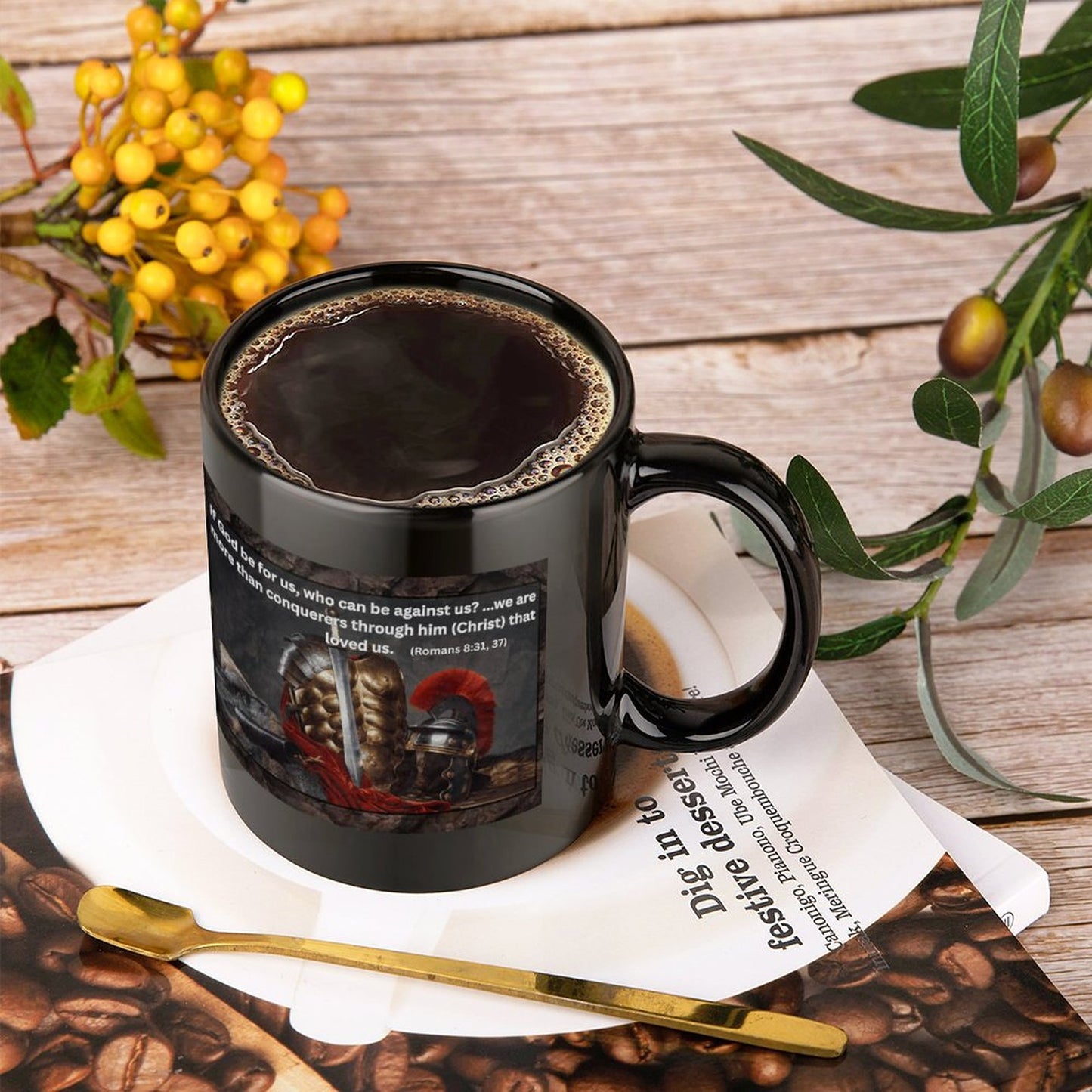 Personalized Photo Coffee Mugs with Identical Patterns