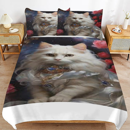 3-Piece Bedding Set-102"x90"/ 259x229cm (Dual-sided Printing)