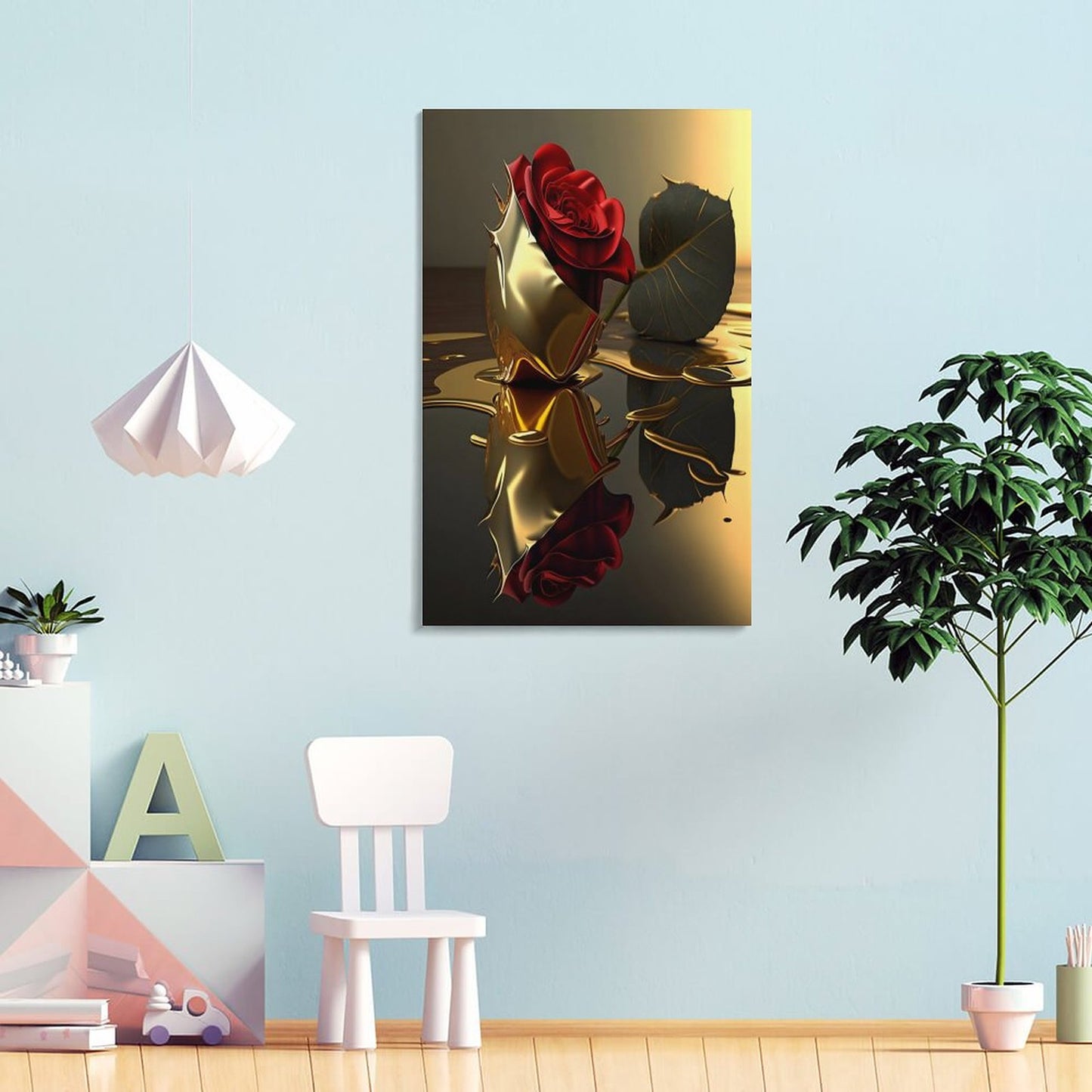 Framed Wooden Poster Hanging (Vertical 2:3)-8x12 inch