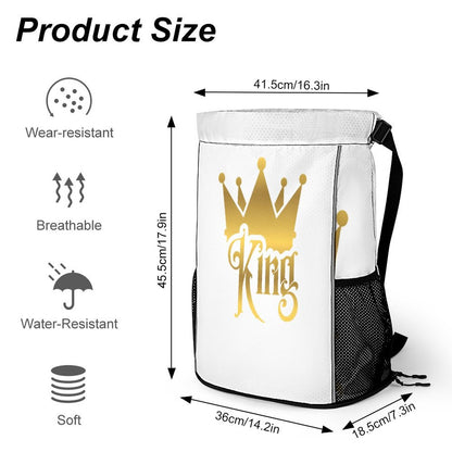 Waffle Cloth Sprots Drawstring Bag (Multi-Sites)