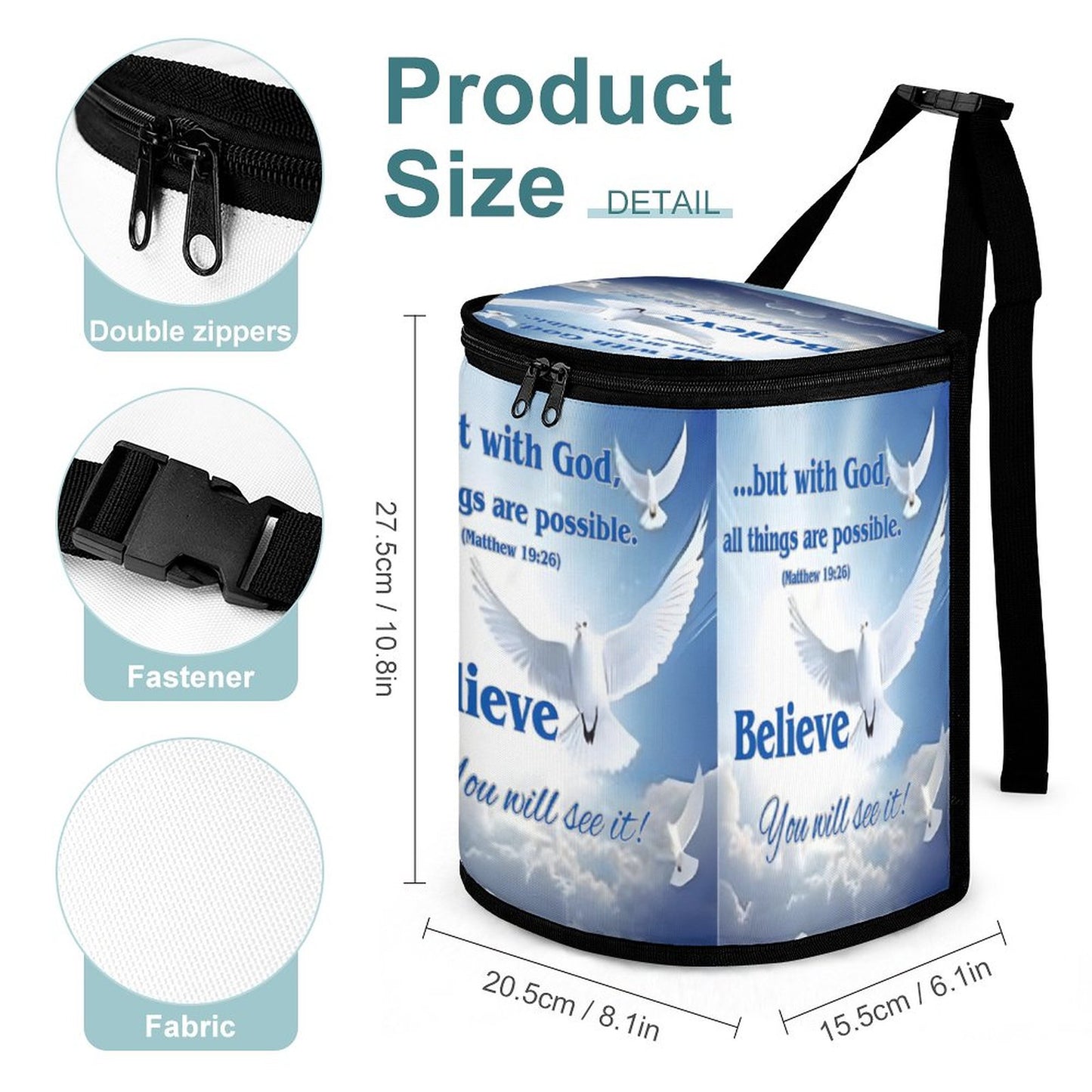 Collapsible Car Trash Bin