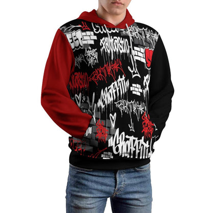 230gsm Men's Cool Hoodie with Double-layer Cap (All-Over Printing)