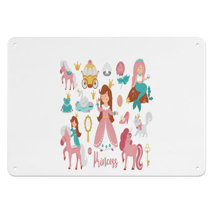 Horizontal Personalized Metal Wall Art Tin Sign-5.5"x7.9"/14x20cm