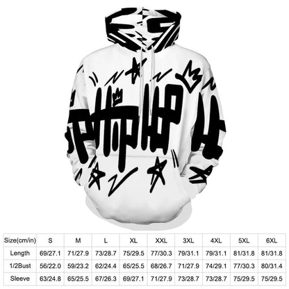 230gsm Men's Cool Hoodie with Double-layer Cap (All-Over Printing)
