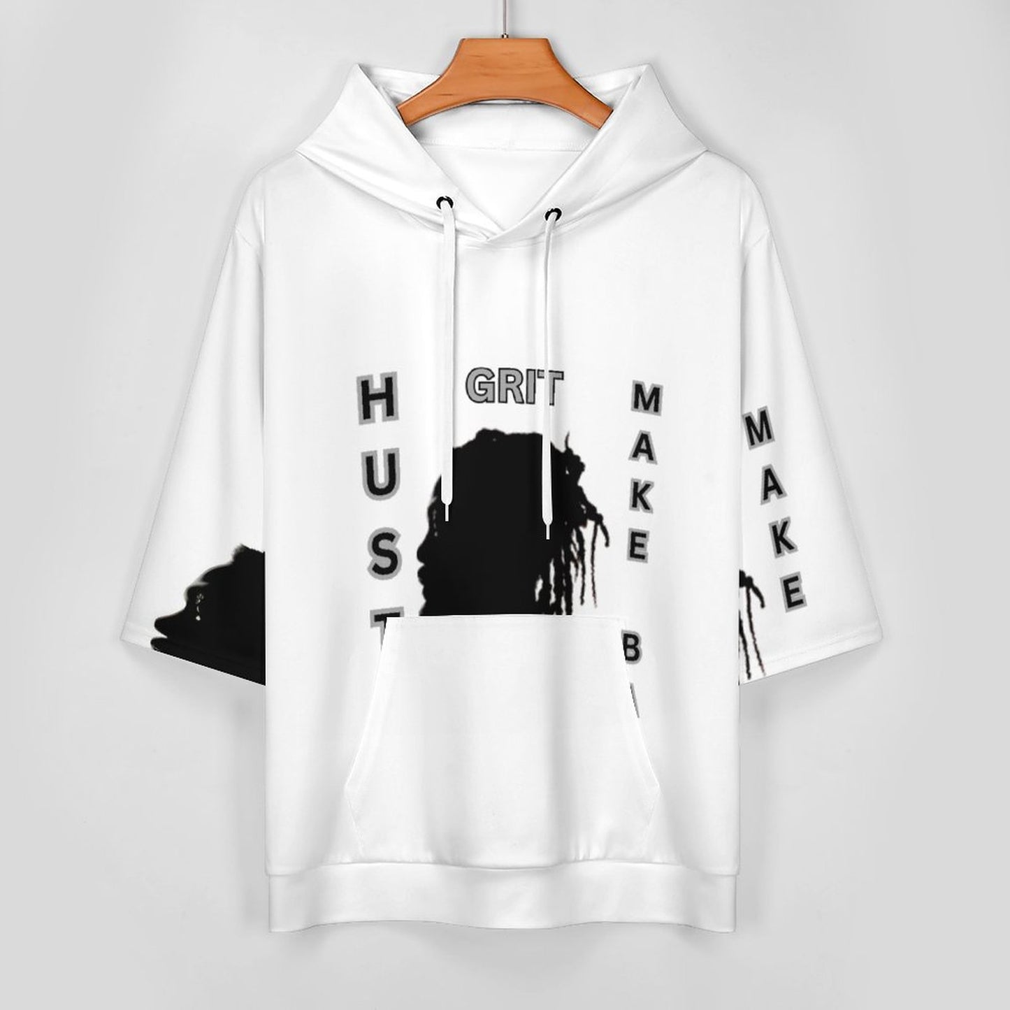 280gsm Half Sleeve Hoodie LM033 (All-Over Printing)