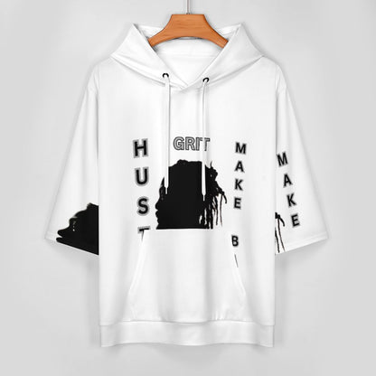 280gsm Half Sleeve Hoodie LM033 (All-Over Printing)