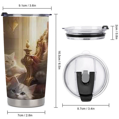 Car Travel Coffee Mug with Lid (All-Over Printing)