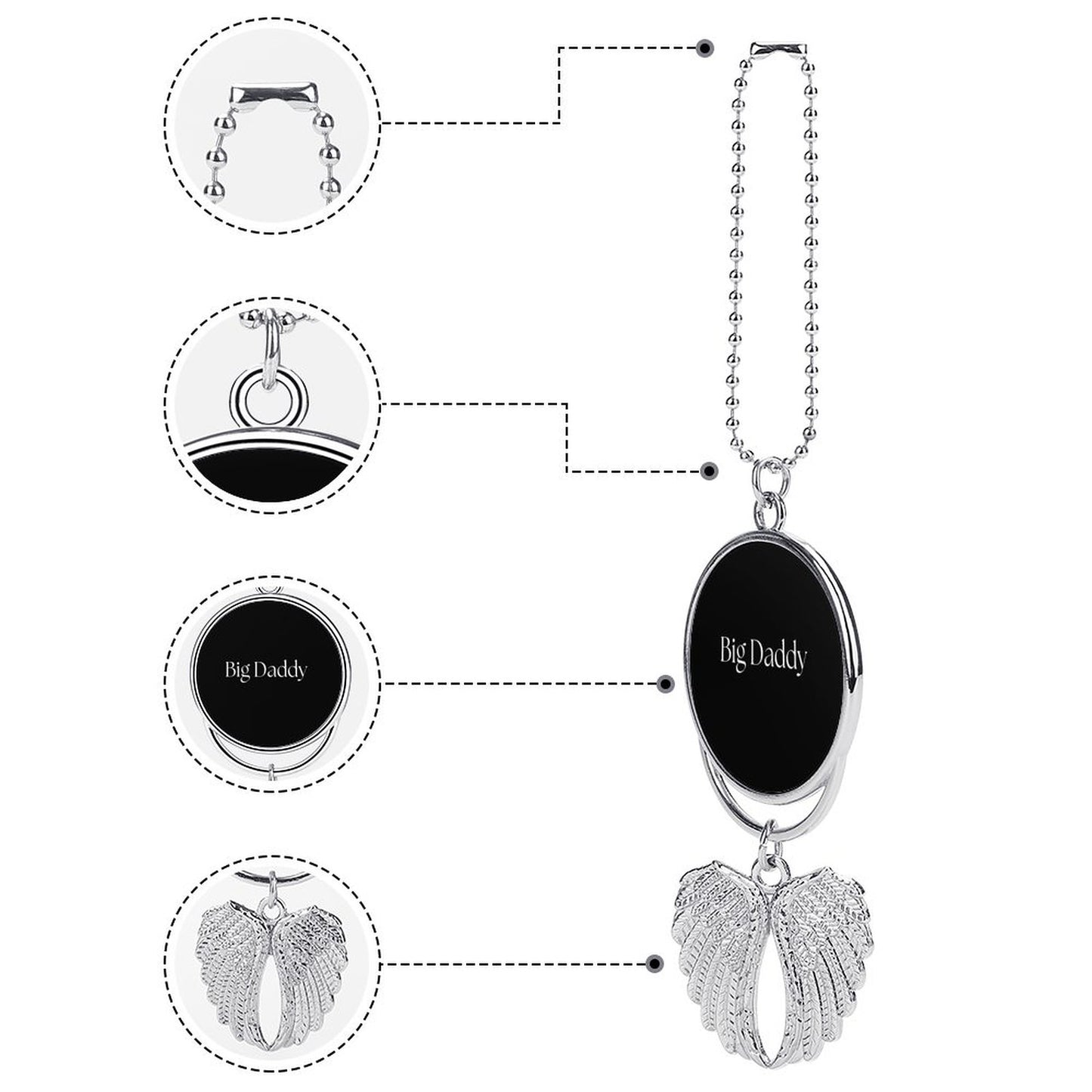 Zinc Alloy Car Pendant-BIG DADDY