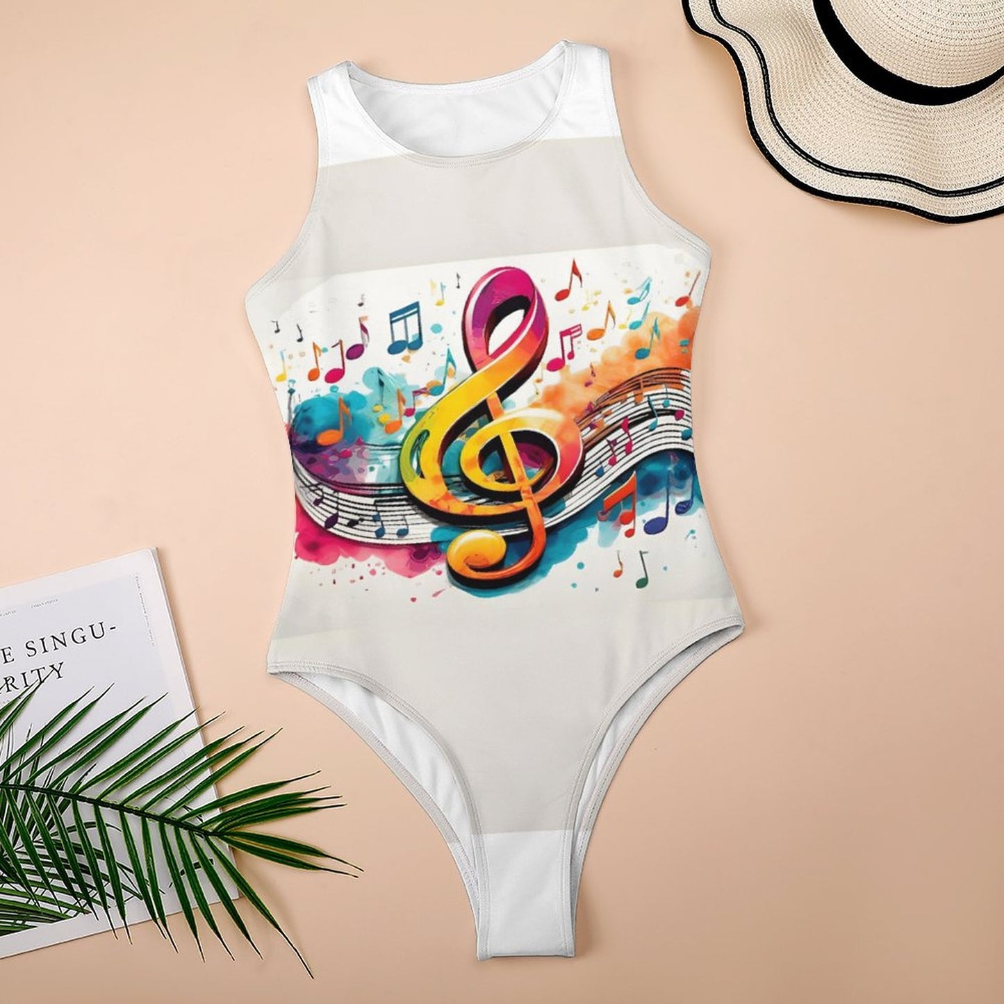 MUSIC GRAFFITI Tank Top Bodysuit