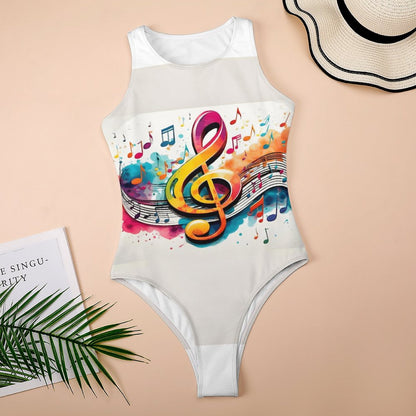 MUSIC GRAFFITI Tank Top Bodysuit
