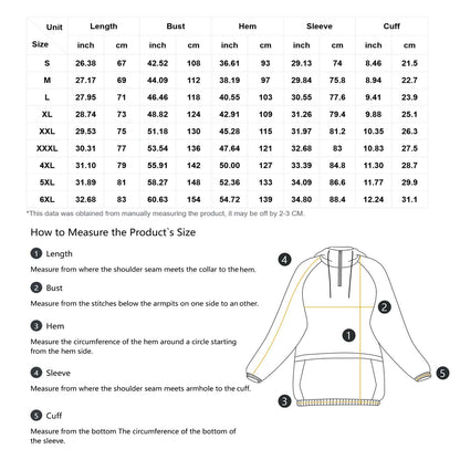 Double-Layered Hoodie with Pockets(All-Over Printing)