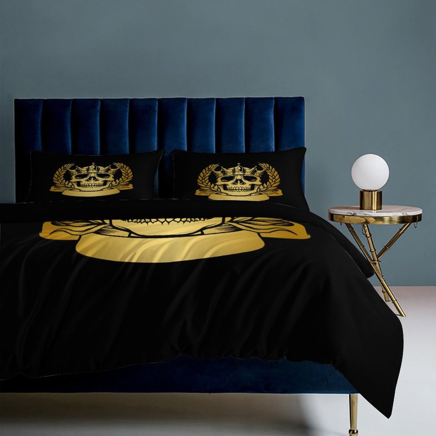 3-Piece Bedding Set-102"x90"/ 259x229cm (Dual-sided Printing)