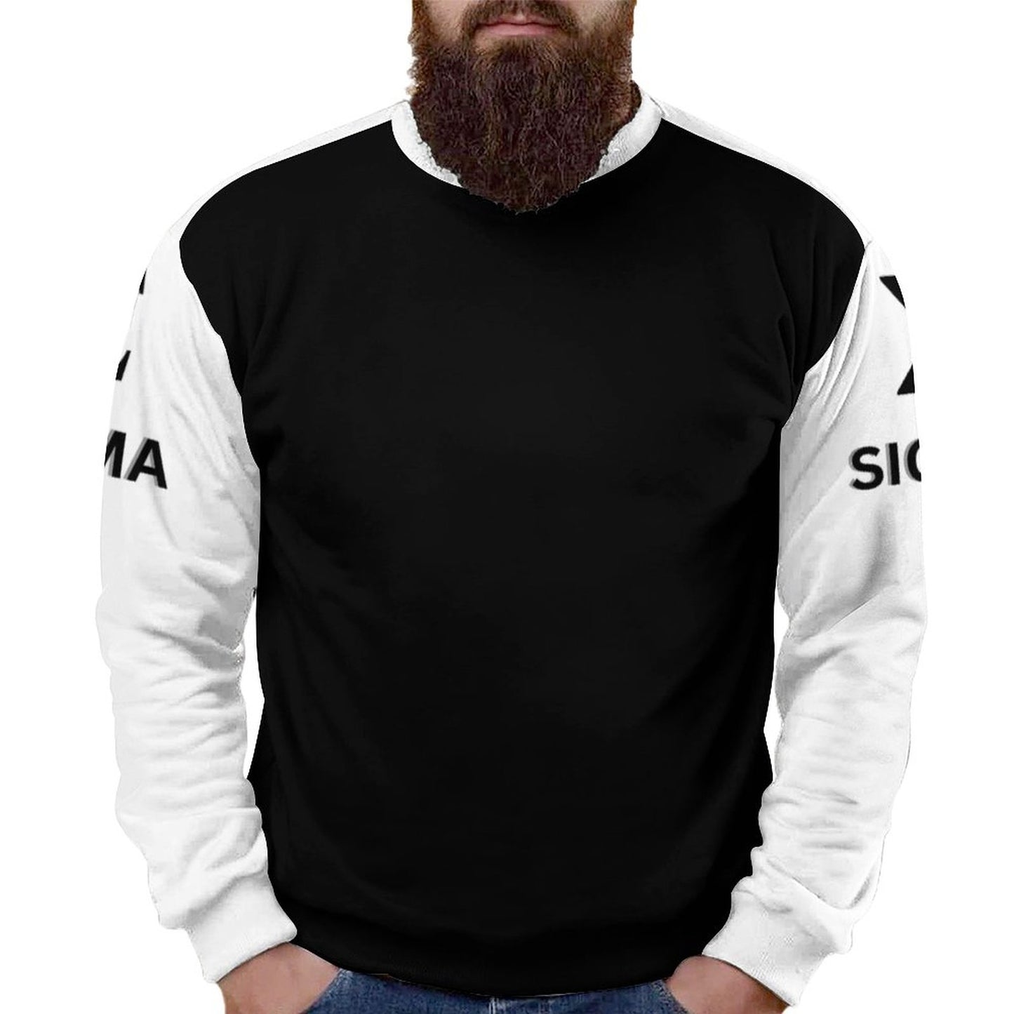 250gsm Round Neck Men's Sweatshirt 4T35 (All-Over Printing)