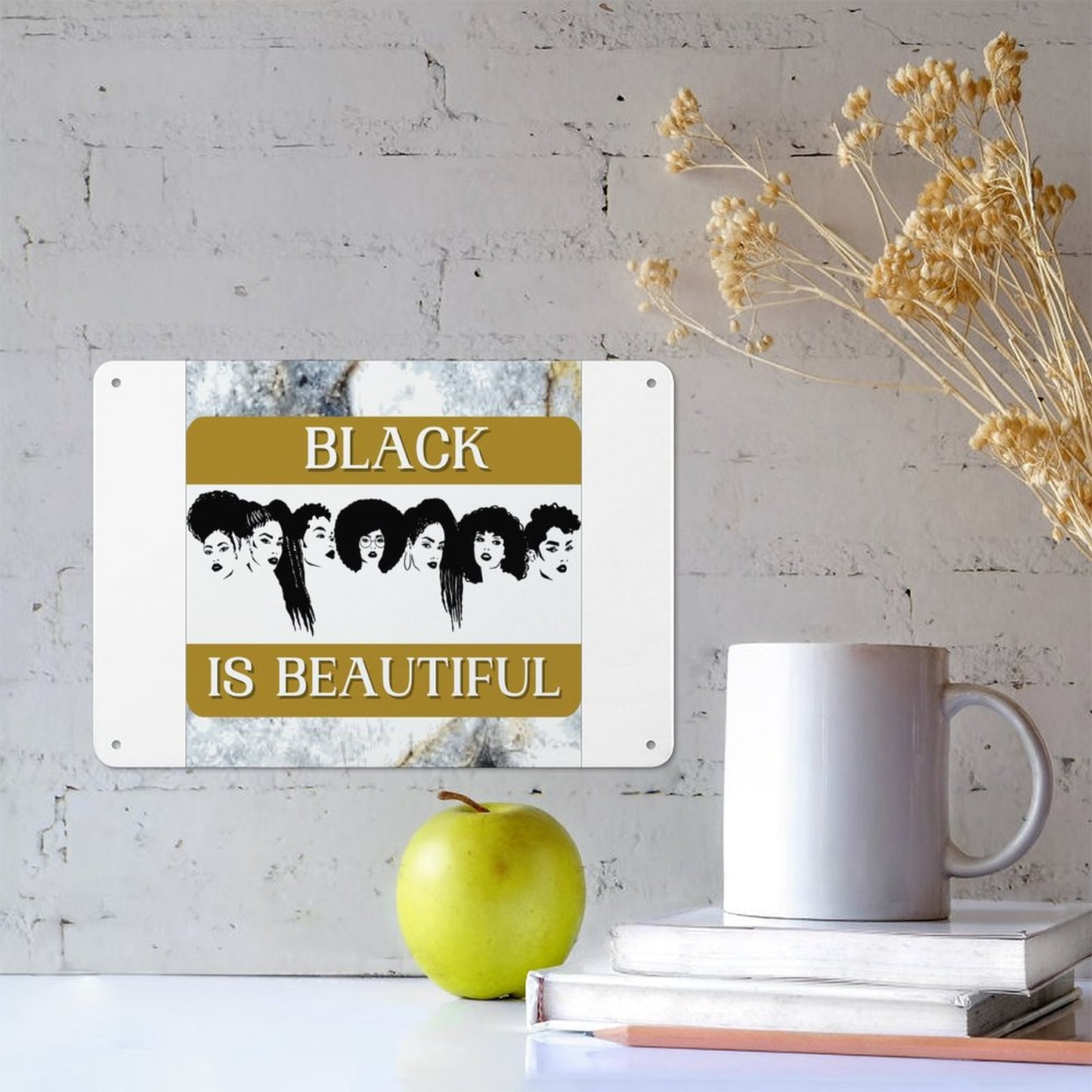 Horizontal Personalized Metal Wall Art Tin Sign-5.5"x7.9"/14x20cm