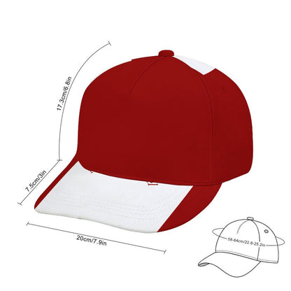 Bent Fitted Cap (All-Over Printing)