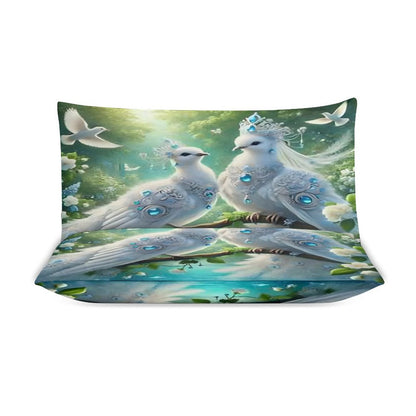 3-Piece Bedding Set-102"x90"/ 259x229cm (Dual-sided Printing)