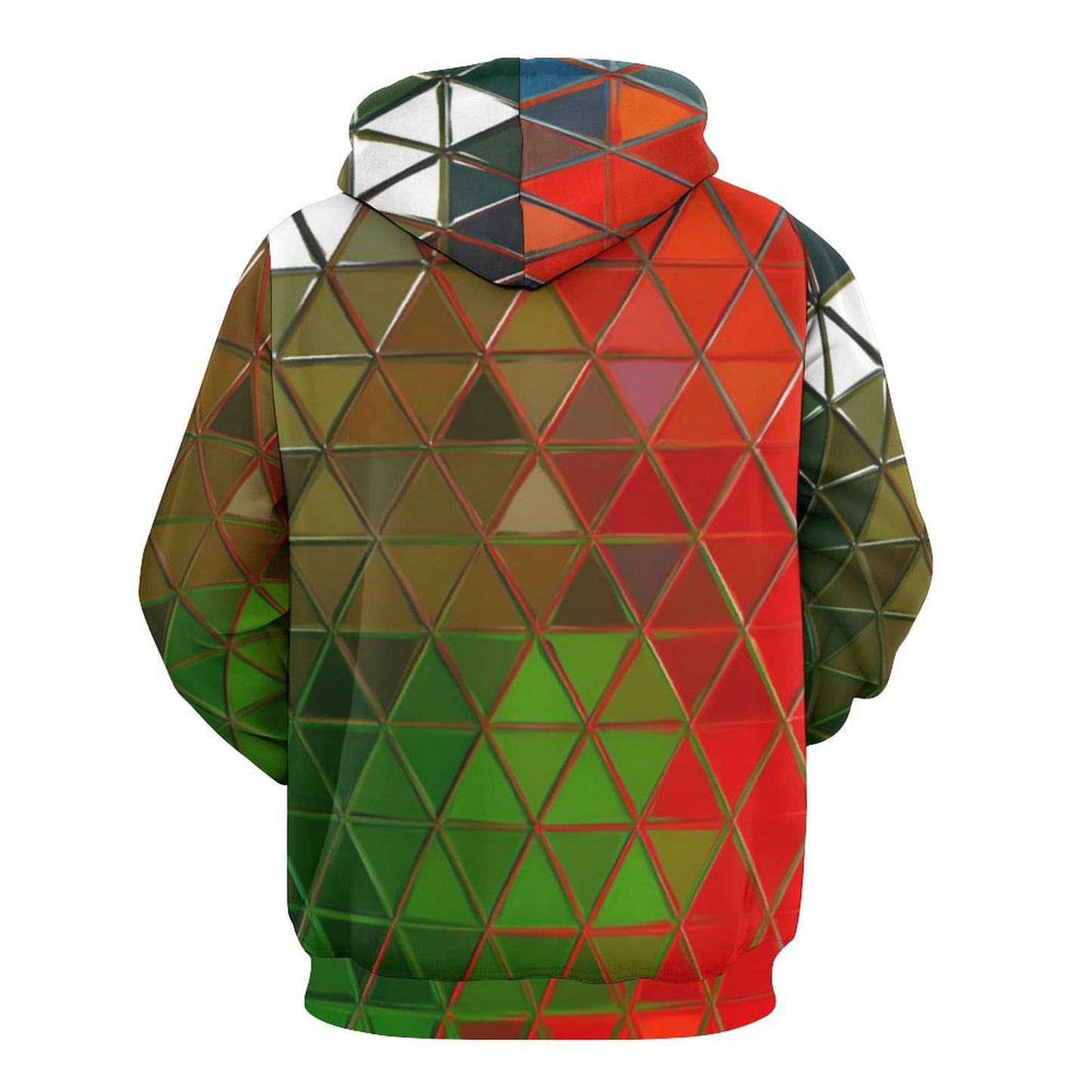 GLASS PRISM Men's Cool Hoodie with Double-layer Cap-SMALL-6XL