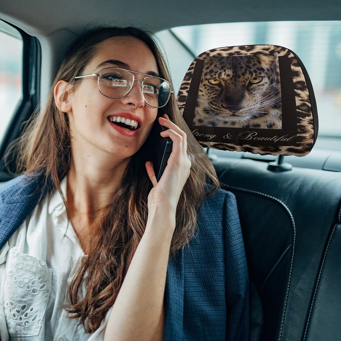 Custom Car Headrest Covers