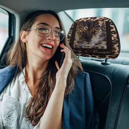 Custom Car Headrest Covers