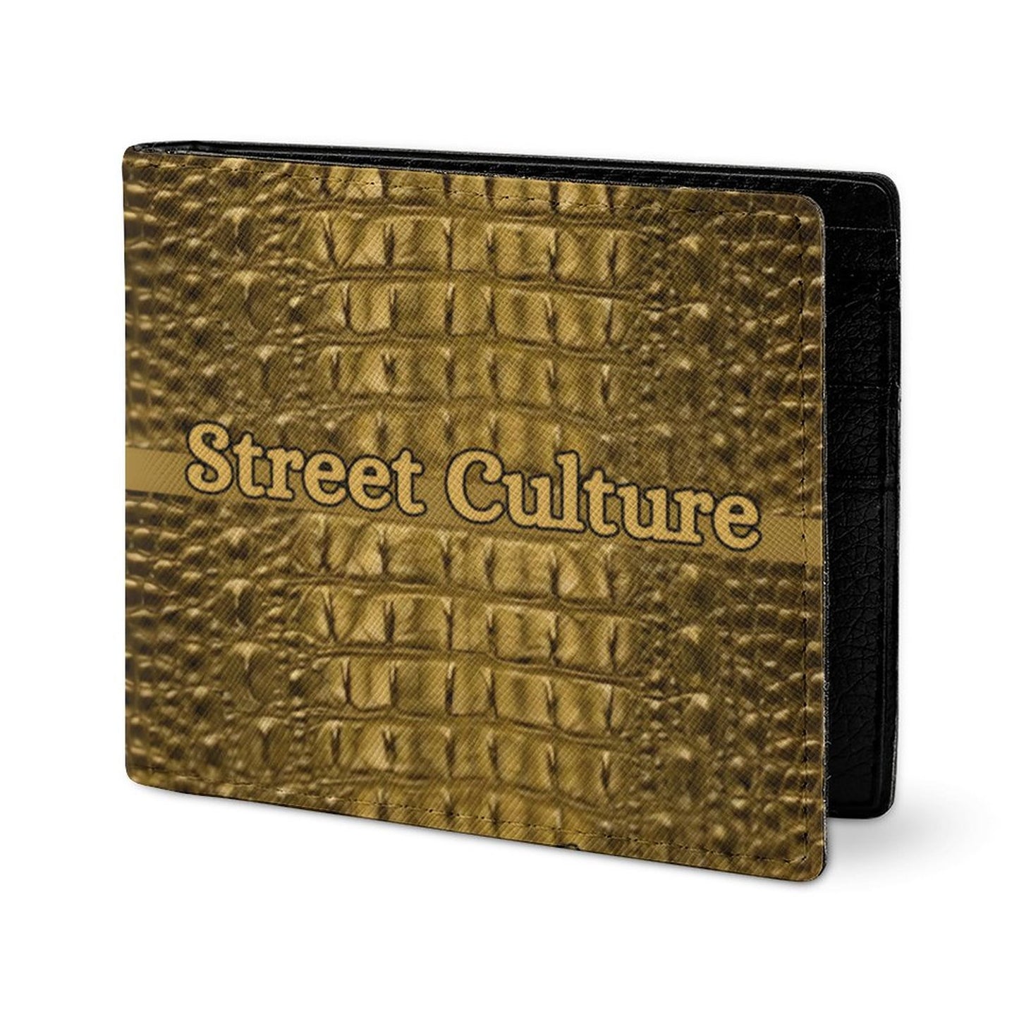 STREET CULTURE Alligator Leather Card Holder Wallet