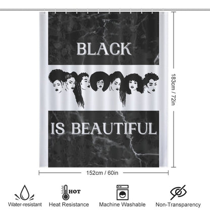 Flower Shower Curtain-66x72Inch (168x183cm)