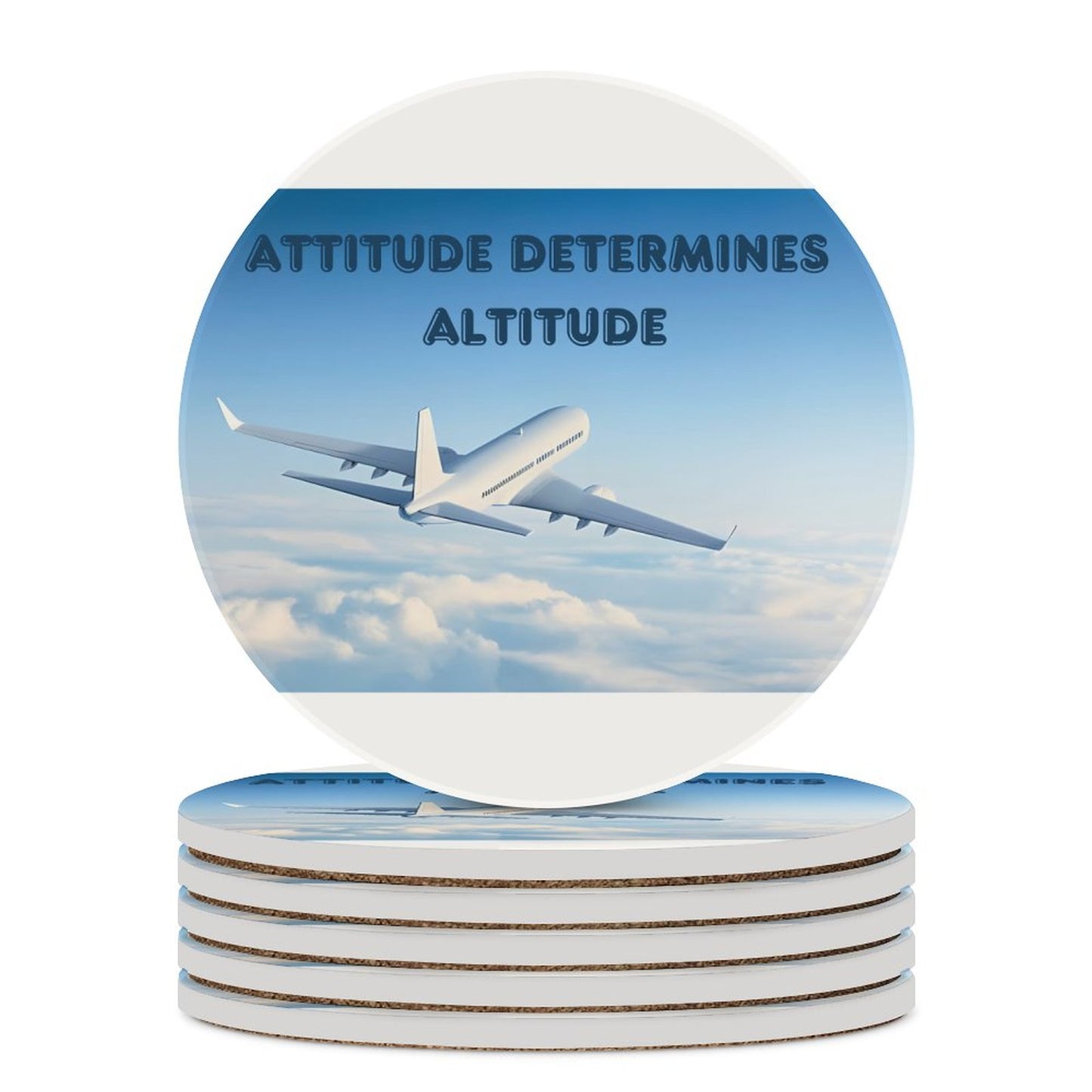 Round Ceramic Coaster
