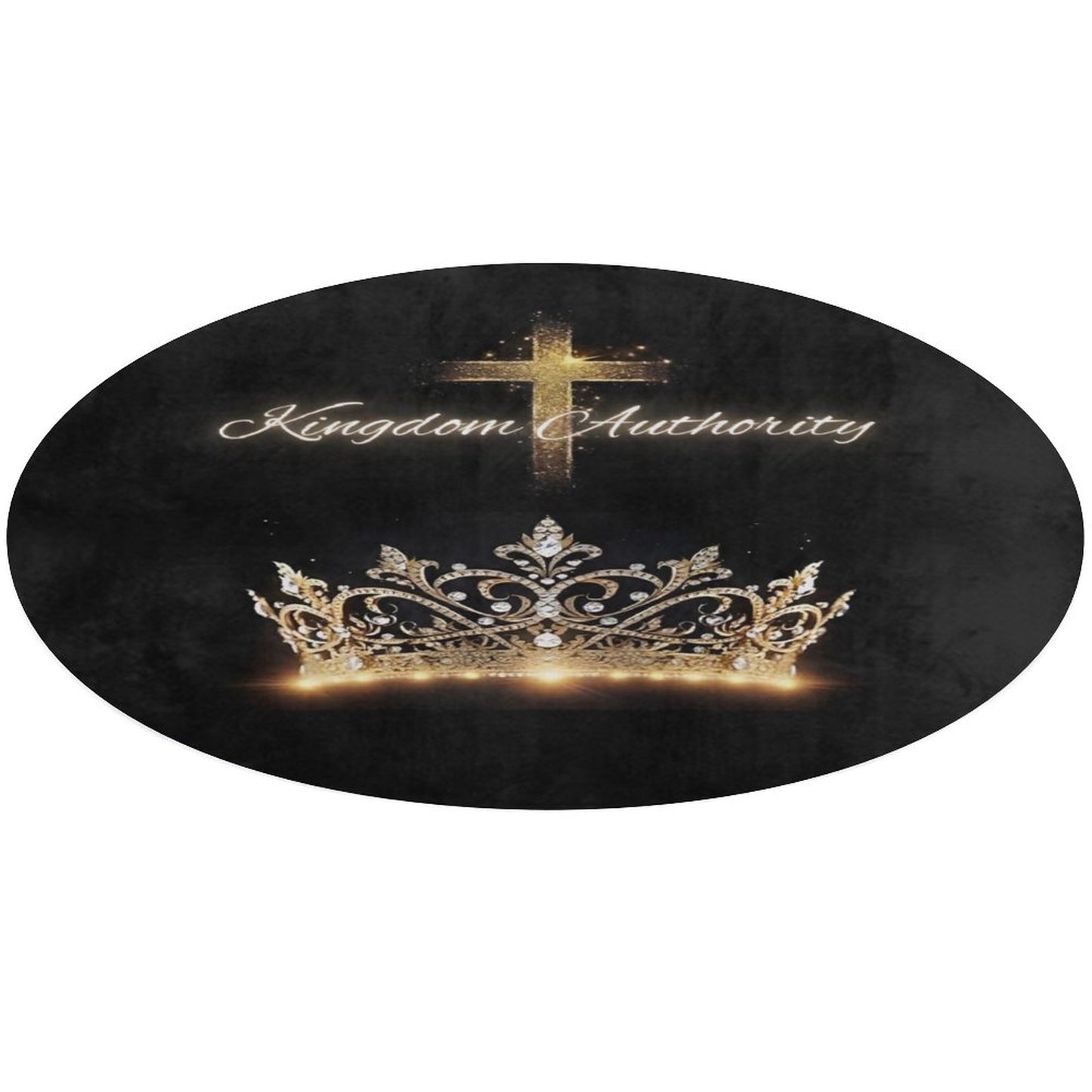 Round Coral Velvet Warm Floor Mat