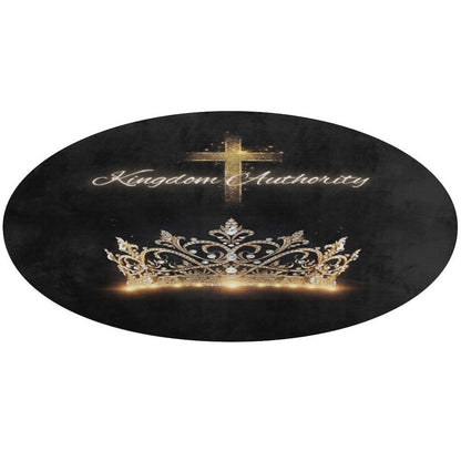 Round Coral Velvet Warm Floor Mat