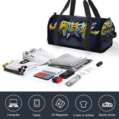 COLORFUL GRAFFITI Large Capacity Sports Duffel/GYM Bag