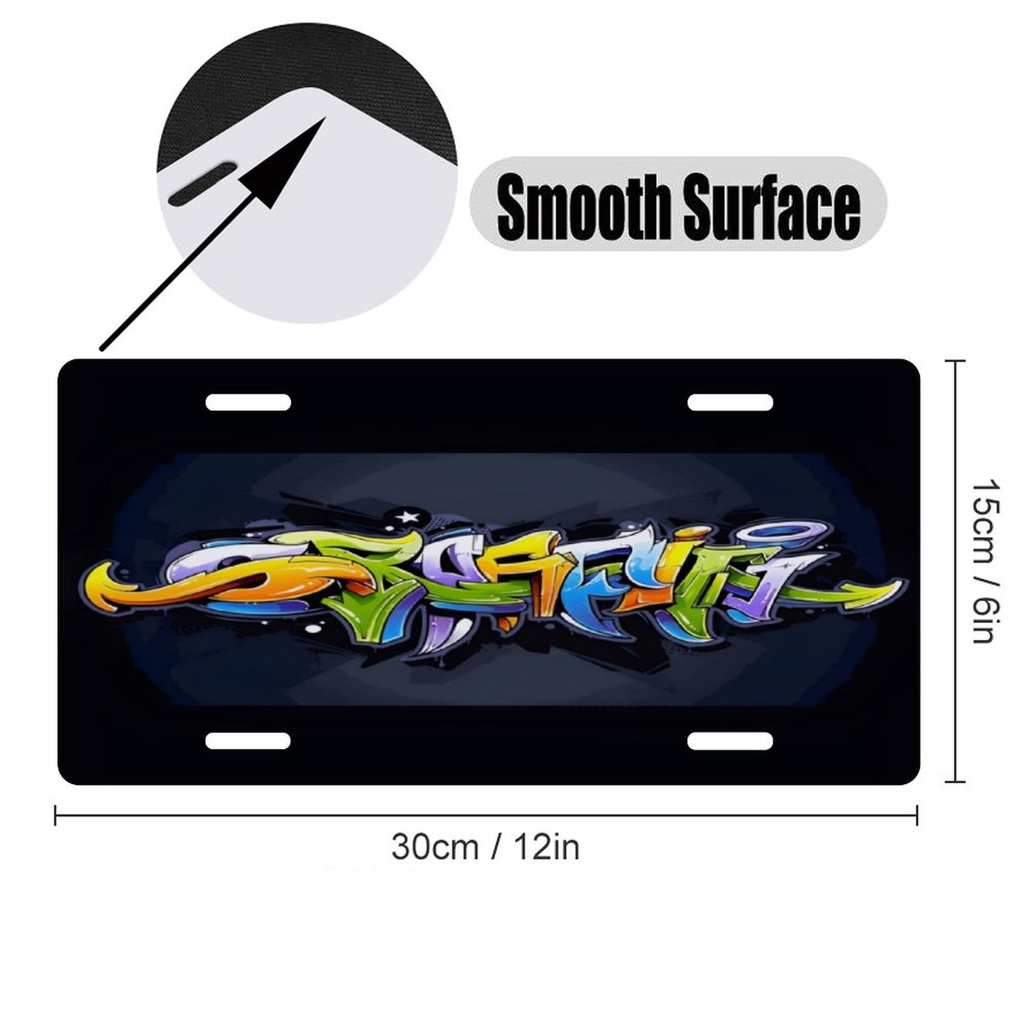 Car License Plate-11.8”x5.9”