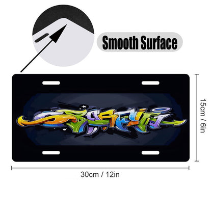 Car License Plate-11.8”x5.9”