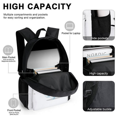 Set of 3 Bags (Shoulder Bag Lunch Bag & Pencil Pouch)