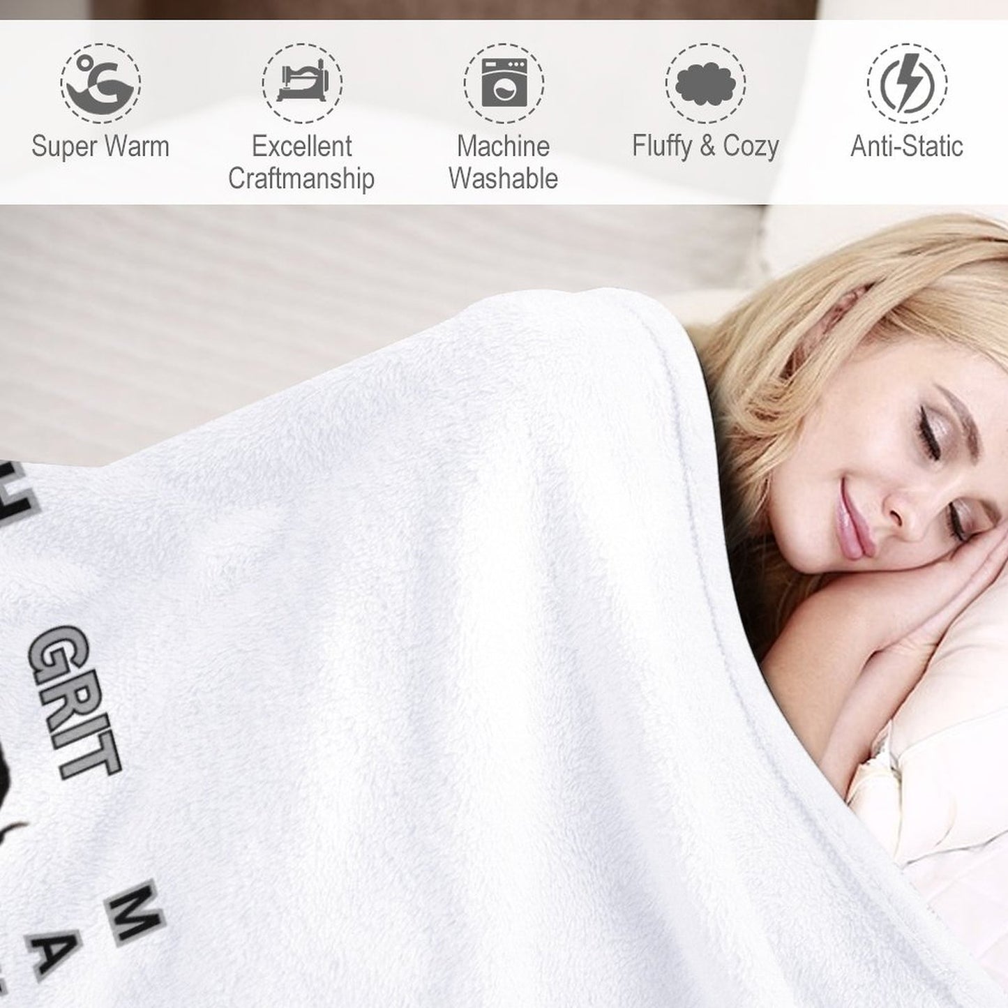 280gsm Flannel Blanket-50"x60" (Dual-sided Printing)