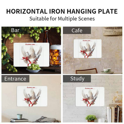 Horizontal Vintage Metal Sign-7.9"x11.8"/ 20x30cm