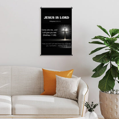 Canvas Hanging Poster with Scrolls-16"x24"/ 40x60cm