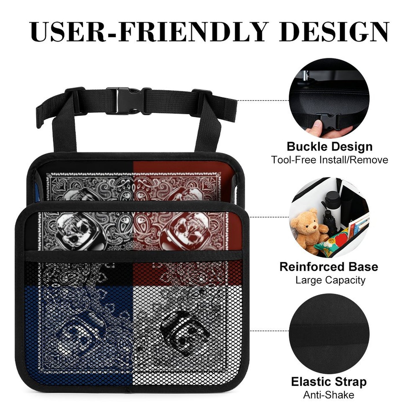 Car Seat Storage Bag(All-Over Printing)